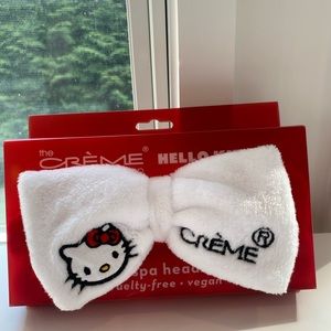 NIB hello kitty spa headband the crème shop